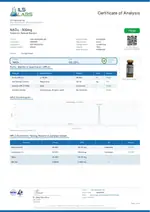 ILS Laboratories certificate preview for NAD+