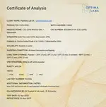 Optima Labs certificate preview for CJC-1295 No DAC + Ipamorelin