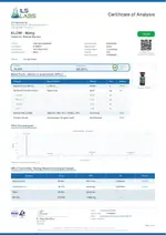 ILS Laboratories certificate preview for KLOW Protocol