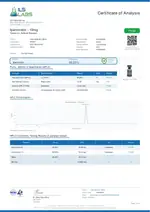 ILS Laboratories certificate preview for Ipamorelin