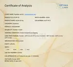 Optima Labs certificate preview for AICAR