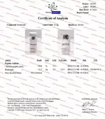 Krause Analytical certificate preview for Retatrutide