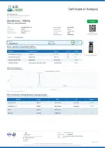 ILS Laboratories certificate preview for Glutathione