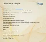 Optima Labs certificate preview for Sermorelin