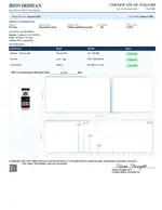 BioViridian certificate preview for Tesamorelin
