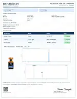 BioViridian certificate preview for Semax