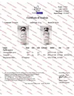 Krause Analytical certificate preview for Tirzepatide