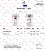 Krause Analytical certificate preview for Retatrutide