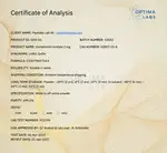 Optima Labs certificate preview for Gonadorelin